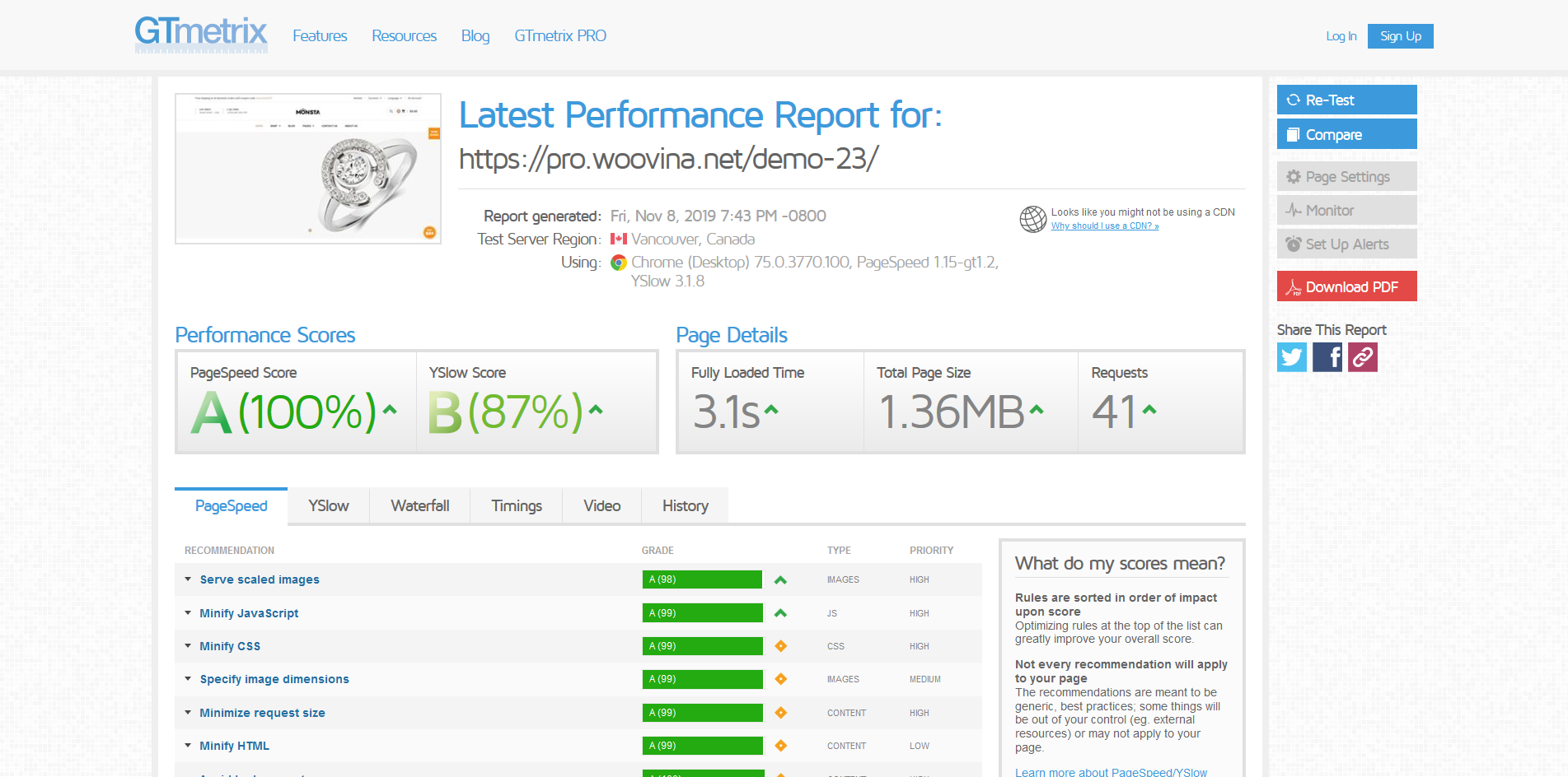 Optimize your site speed and performance